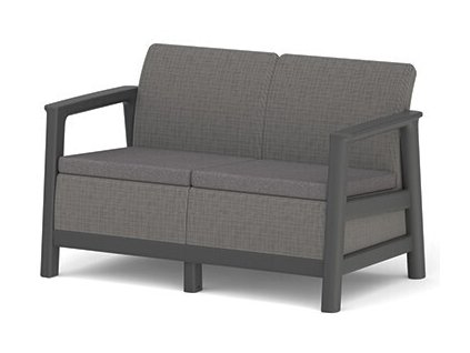 SCANDI LINEA 2 SEATER SOFA - Mountain Grey/Grafit