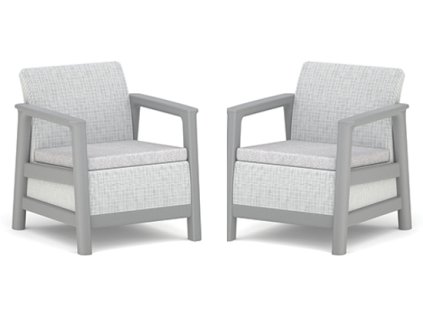 SCANDI LINEA DUO SET - Ash grey/Storm grey