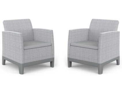 SCANDI FORMA DUO SET - Ash grey/Storm grey