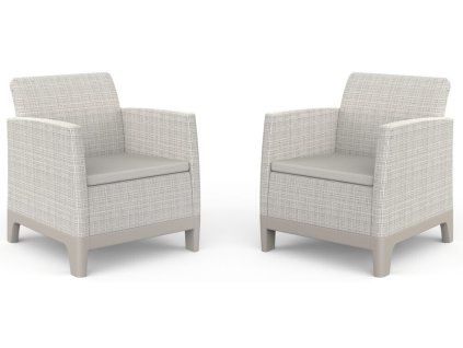 SCANDI FORMA DUO SET - Pebble grey/Soft biege