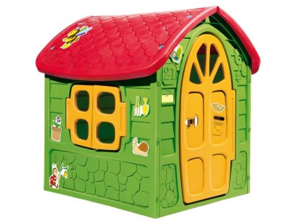 detsky zahradni domecek zeleno cerveny