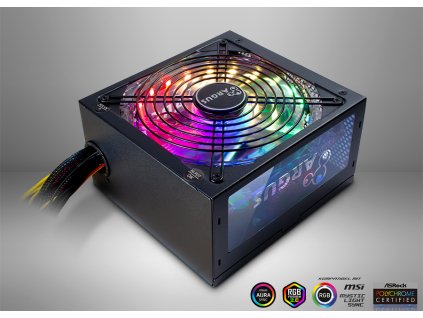 Inter-Tech Argus RGB II 500 WATT ATX napájecí zdroj