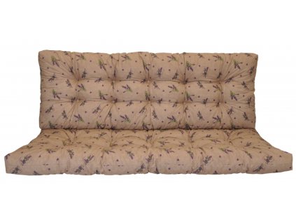 Polstr na zahradní houpačku 140 cm - látka levandule