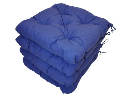 Sedák UNI Maxi barva tmavě modrý melír - set 4 kusy