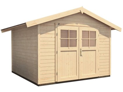 Dřevěný zahradní domek 122 (380 x 274 x 253 cm)