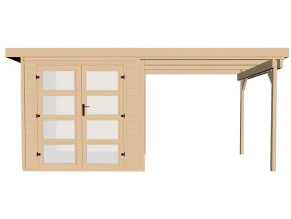 Dřevěný zahradní domek 321 (508 x 237 x 206 cm)