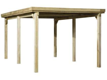 Dřevěný přístřešek na auto 617 (3x5 m)