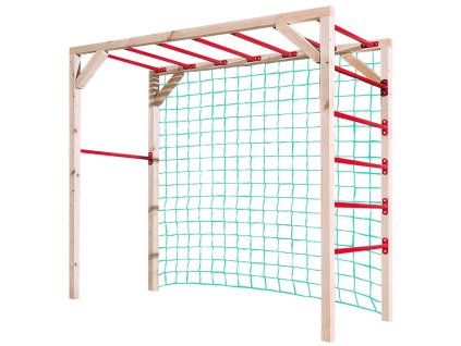 Dřevěná dětská prolézačka TABALUGA 816 (210x103x217 cm)