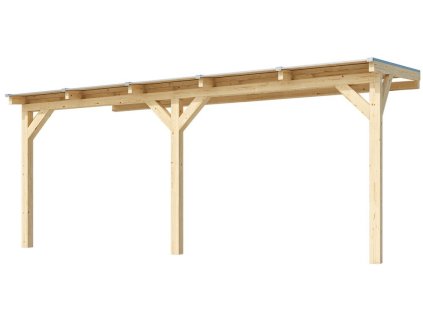 Dřevěná zahradní pergola 672 (5,4x2,7 m)