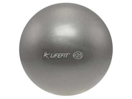 Míč OVERBALL LIFEFIT® 25cm, stříbrný