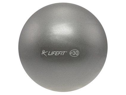 Míč OVERBALL LIFEFIT® 30cm, stříbrný