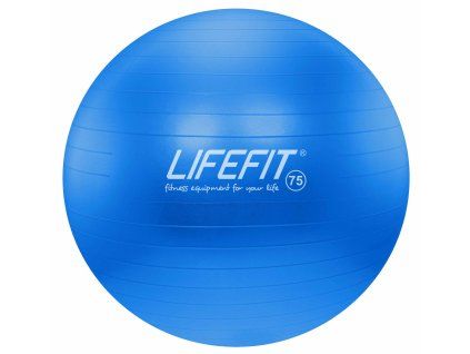 Gymnastický míč LIFEFIT® ANTI-BURST 75 cm, modrý