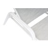 BASIC PLUS hliníkové lehátko - bílá/světle šedá