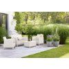 SCANDI FORMA 3 SEATERS SET - Pebble grey/Soft biege