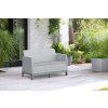 SCANDI FORMA 2 SEATER SOFA - Ash grey/Storm grey