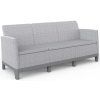 SCANDI FORMA 3 SEATER SOFA - Ash grey/Storm grey