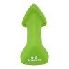 Neoprenová činka LIFEFIT® TRIANGLE 1 x 0,5 kg, zelená