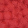 Polstr deluxe na křeslo papasan 100 cm - látka vínový melír