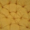 Polstr deluxe na křeslo papasan 110 cm - žlutý melír