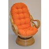 Polstr na křeslo Swivel oranžový melír