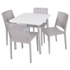 ITALIA BALCONY plastový stůl - světle šedá