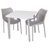 ITALIA BALCONY plastový stůl - světle šedá