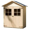 Dřevěný zahradní domek 357 (185 x 105 x 216 cm)