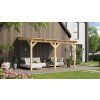 Dřevěná zahradní pergola 672 (4,3x2,7 m)