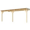 Dřevěná zahradní pergola 672 (5,4x2,7 m)