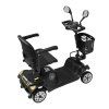 Elektrický čtyřkolový vozík RACCEWAY® SOLID, černý
