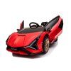 Dětské elektrické auto Lamborghini Sian červená/red