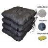 Podsedák antracit voděodolný - set 4 kusy