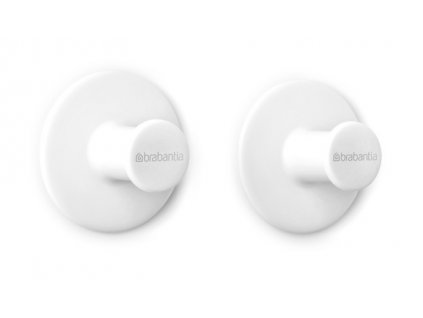 ReNew Towel hooks, set of 2 White 8710755280344 Brabantia 96dpi 1000x1000px 7 NR 22187