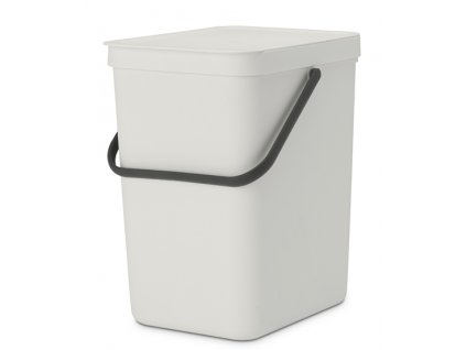 Sort & Go Waste Bin, 25L Light Grey 8710755214400 Brabantia 96dpi 1000x1000px 7 NR 25857