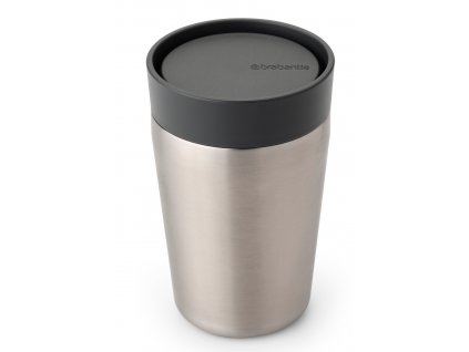 Make & Take Insulated Cup, 0.2L Dark Grey 8710755228728 Brabantia 96dpi 2000x2000px 9 NR 32447