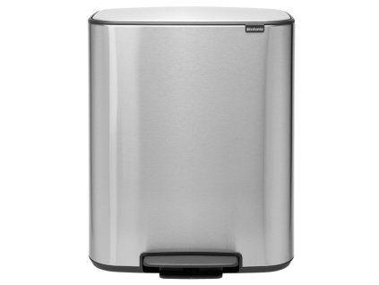 2670 3 bo pedalovy kos 2x30l matna ocel otiskuvzdorna