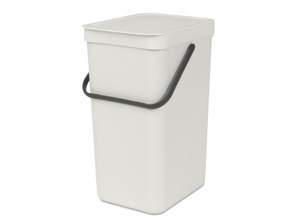 Sort & Go Waste Bin, 16L Light Grey 8710755213465 Brabantia 96dpi 1000x1000px 7 NR 25853