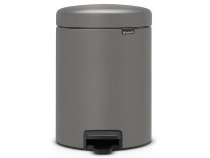 NewIcon Pedal Bin, 5L Mineral Concrete Grey 8710755126284 Brabantia 300dpi 2000x2000px 9 NR 15491