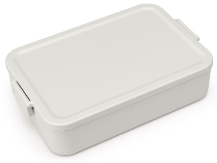 Make & Take Lunch Box, Large, Plastic Light Grey 8710755203121 Brabantia 300dpi 2000x2000px 9 NR 27933