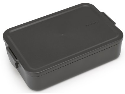 Make & Take Lunch Box, Large, Plastic Dark Grey 8710755203060 Brabantia 300dpi 2000x2000px 9 NR 27926