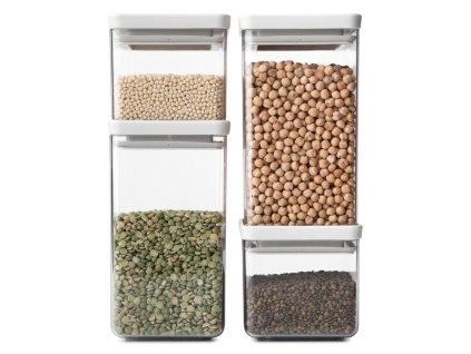 2373 3 sada doz square brabantia 4ks svetle seda