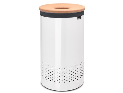 Laundry Bin, 60L, Cork Lid White 8710755104404 Brabantia 300dpi 2000x2000px 9 NR 13637