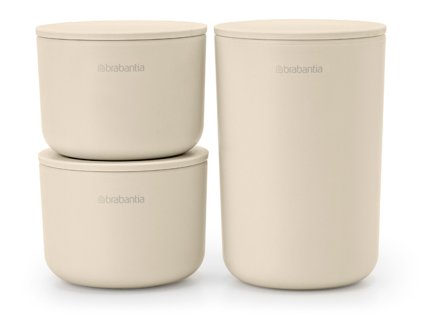 ReNew Storage Pots, set of 3 Soft Beige 8710755223501 Brabantia 300dpi 2000x2000px 9 NR 29112