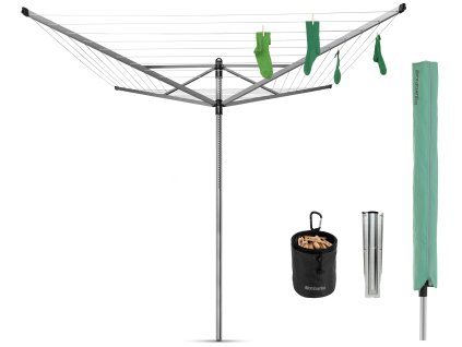 Lift O Matic 50m + Ground Spike + Acc. Metallic Grey 8710755311321 Brabantia 300dpi 2000x2000px 9 NR 17485