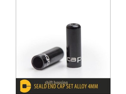 540534 capgo ol utesnena koncovka pro 4mm radici bovden cerna hlinik 10ks