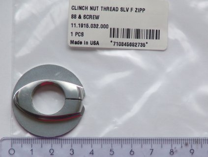 537498 clinch nut threaded silver front zipp 88 with screw