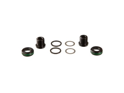 539094 crank arm bolt kit m15 m22 aluminium self extracting isis black qty 2