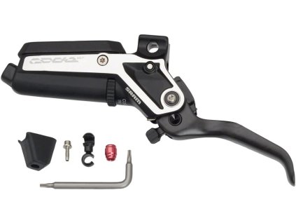 538881 disc brake lever assembly carbon lever assembled no hose includes barb olive boot bl