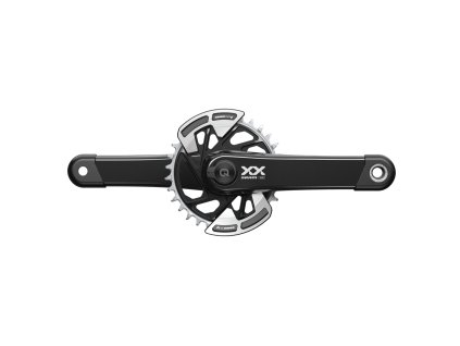 535851 kliky sram powermeter xx eagle spindle q174 cl55 dub mtb wide 175mm black 2 guards 32z t t