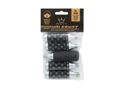 168345 peaty s holeshot co2 bombicky 5 ks road gravel 16g